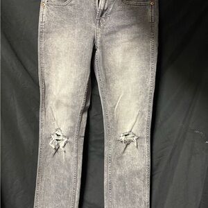 GAP Women's Skinny Jeans in Washed Gray